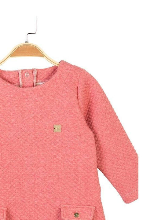 Rochie pentru Copii Mânecă lungă Coral