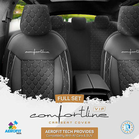 Auto Gs Front Mats Universal 2pcs Black