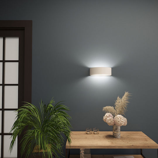 Sollux Atena Modern Lamp Wall with Socket E27 White 30cm