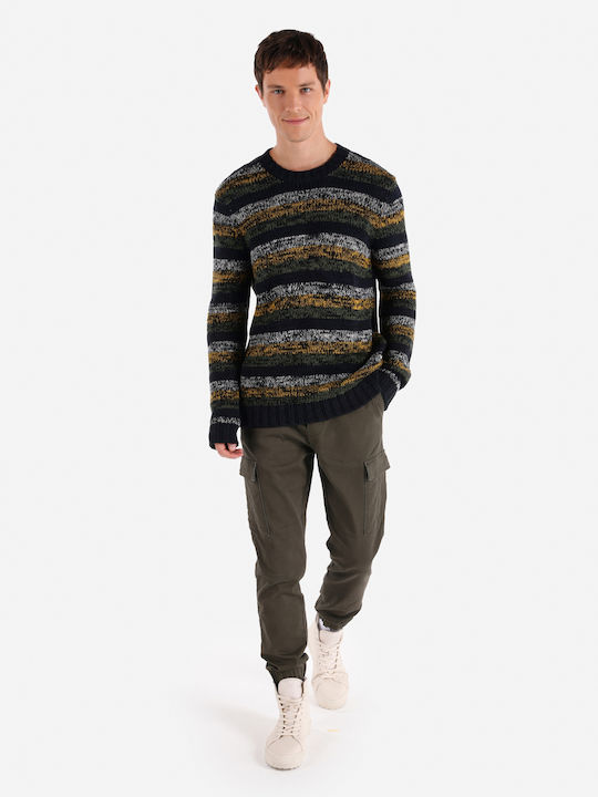 Hose in Schlanker Passform khaki