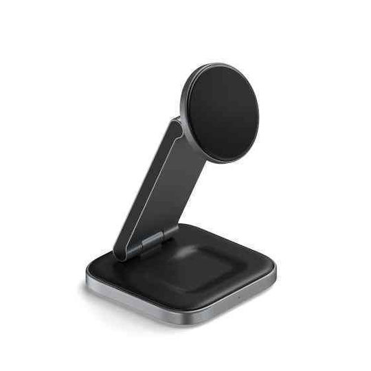 Satechi Ασύρματος Φορτιστής Qi2 15W Power Delivery Γκρι (SA-ST-Q31FM-EA)
