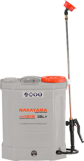 Nakayama NS1616 Backpack Sprayer 12V with Battery 8Ah with Capacity 16lt 4bar