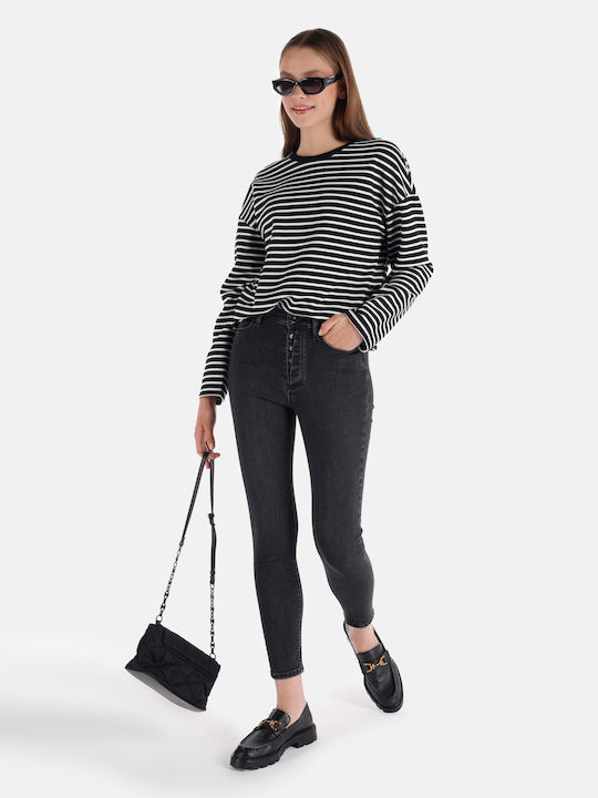 Γυναικείο Jean Παντελόνι σε Skinny Εφαρμογή Μαύρο