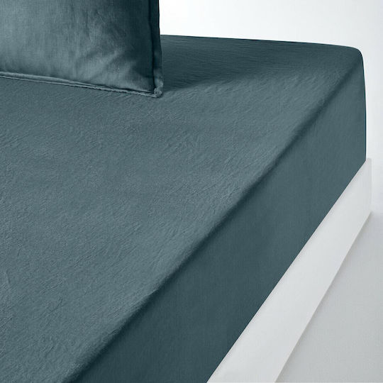 La Redoute Interieurs Sheet for Single Bed with Elastic 90x190+35cm. White