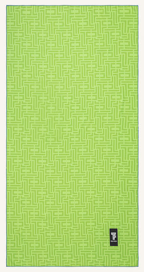 Feel & Touch Mikrofasertuch Körper Doppelseitig mit Etui Grüne 180x90cm