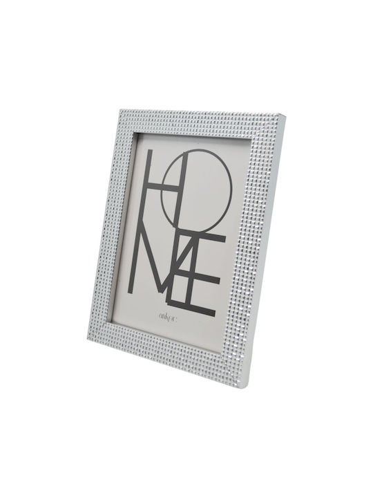 Ankor Plastic Photo Frame with Silver Frame