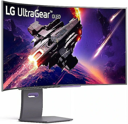 LG Ultragear 45GS95QE Ultrawide OLED Curved Gaming Monitor 45" QHD 3440x1440 240Hz με Χρόνο Απόκρισης 0.03ms GTG