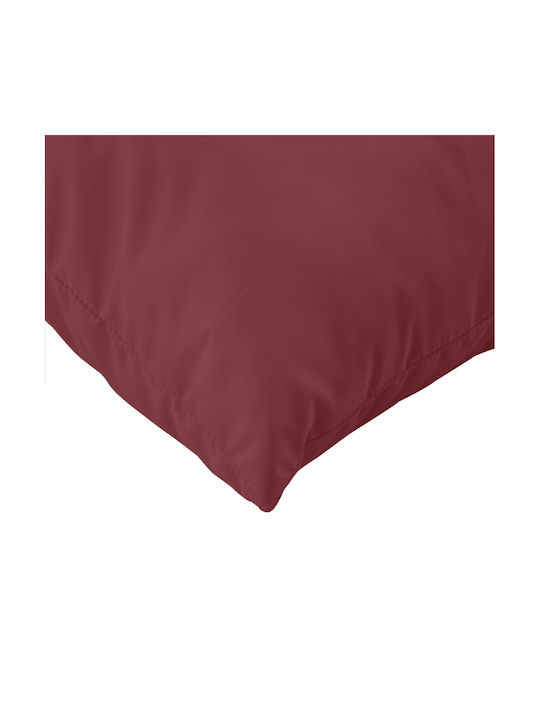 vidaXL Perna Scaunului De Grădină Cu Spătar Bordo 2 Buc 60x98 Cm