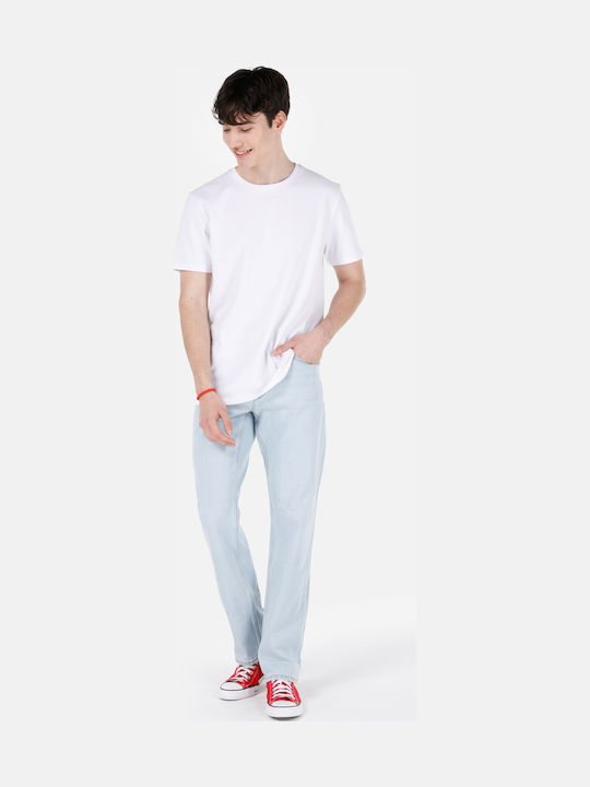 Herren Jeanshose mit Regulär Gerade Anwendung Blau