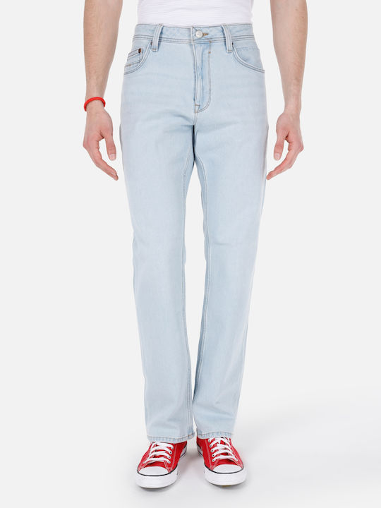 Herren Jeanshose mit Regulär Gerade Anwendung Blau