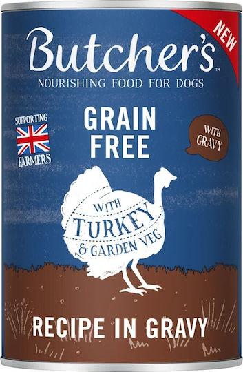 Butcher's Pet Care Original Wet Food Dogs in Cans with Chicken and Vegetables Grain-Free & Gluten-Free 6x400gr