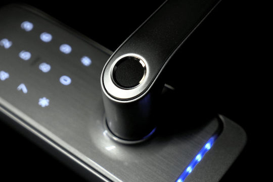 Eura Electronic Lock with RF Connectivity Silver