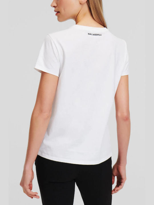 Karl Lagerfeld Damen T-shirt White