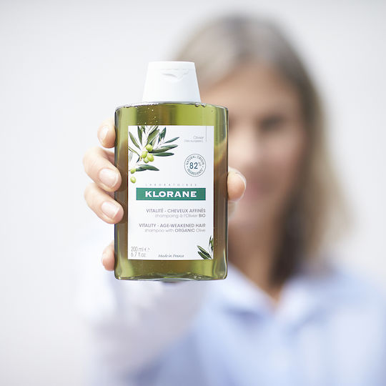 Klorane Vitality Age With Olive Σαμπουάν Ενυδάτωσης & Όγκου για Εύθραυστα Μαλλιά 200ml