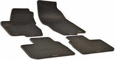 Alfa Romeo Σετ Μπροστινά και Πίσω Πατάκια 4τμχ για Fiat Bravo / Ritmo / Stilo Ford Flex Alfa Romeo Giulietta 2001-2010 Μαύρα