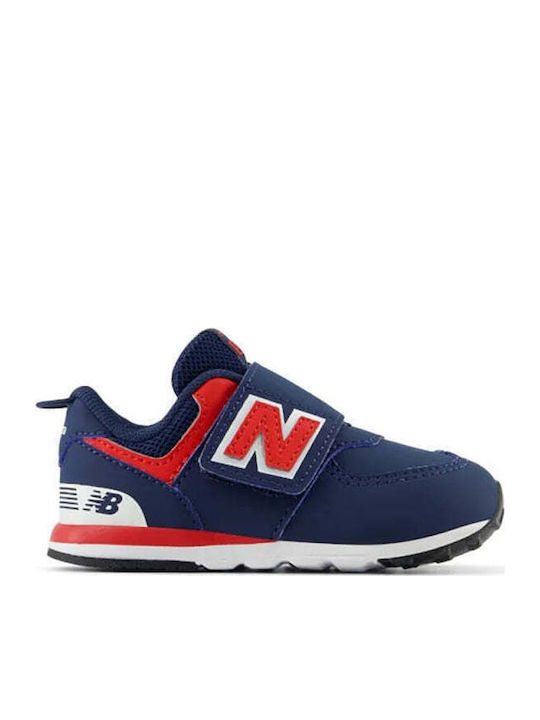 574 Infant Kids Sneakers with Scratch Blue