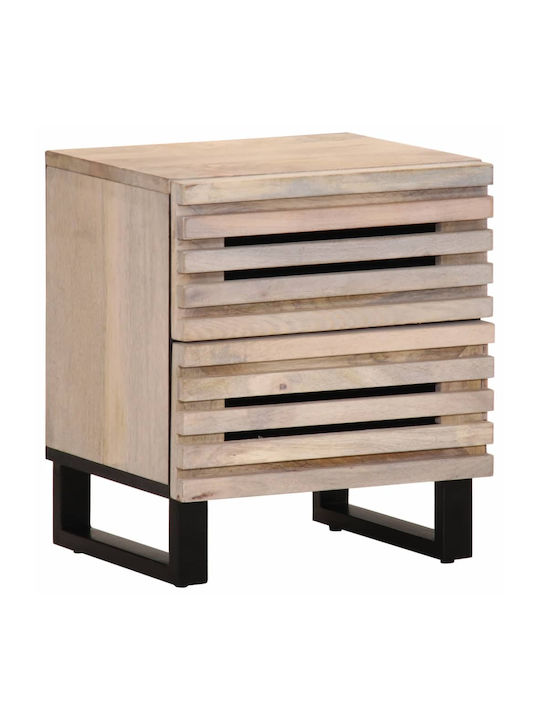 Noptiere Lemnoase cu Picioare Metalice W x D x H With 2 drawers Assembly required Yes Included in delivery 2buc 40x33x46cm