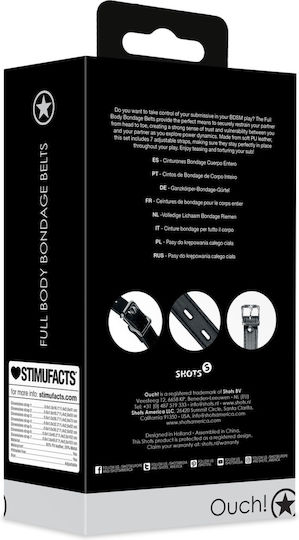 Shots BDSM Kit in Schwarz Farbe
