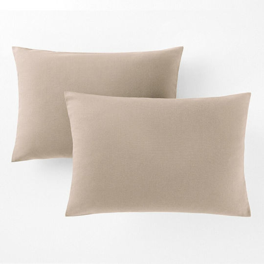 La Redoute Interieurs Dekorativer Kissenbezug aus 100% Baumwolle Beigen 40x60cm