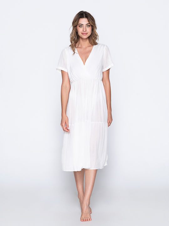 Luna Damen Kleid Strand Ivory Coast