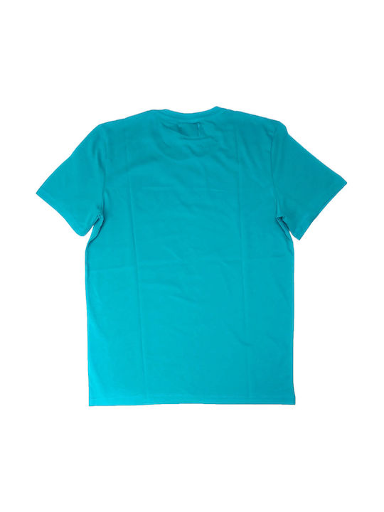 Paco & Co Men's Short Sleeve T-shirt Turquoise