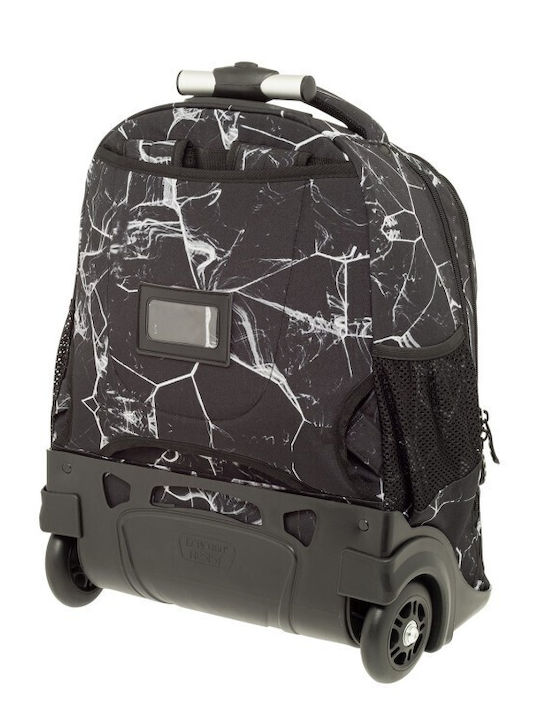 Polo Uplow School Bag Trolley Elementary, Elementary Black - White with Water Bottle Holder 30Liters 2024