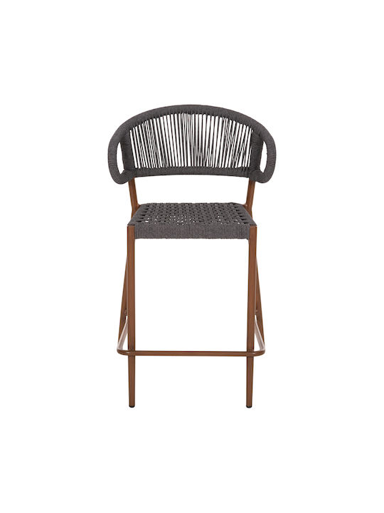 Stool for Bar Outdoor Gray 60x60x99cm