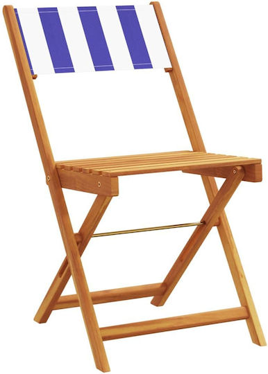 Garten- und Outdoor-Möbelsets für kleinen Raum 3 Stück Blau/Weiß
