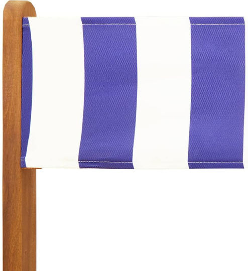 Garten- und Outdoor-Möbelsets für kleinen Raum 3 Stück Blau/Weiß
