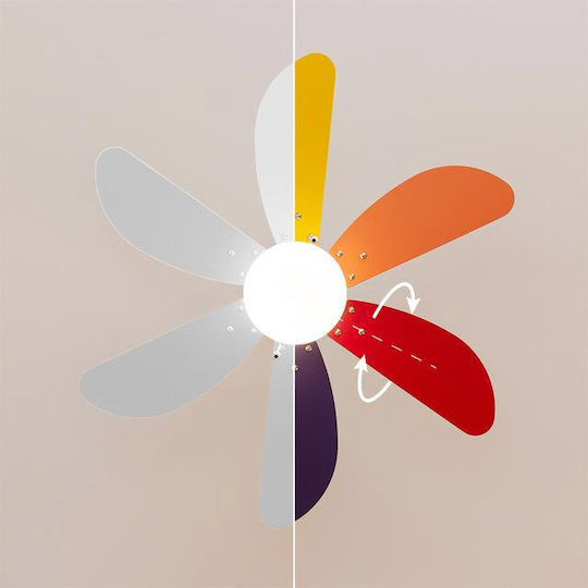 Cecotec EnergySilence Aero 360 Ανεμιστήρας Οροφής 91.5cm με Φως ColorFull