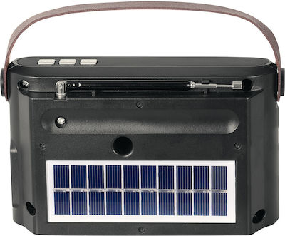 Trevi RA-7F25/BK Portable Radio Solar with Bluetooth and USB Black