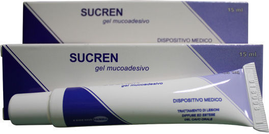 Eifron Sucren Mucoadhesive Gel Oral Wound & Inflammation Healing Gel Sucralfate & Glycine 15ml