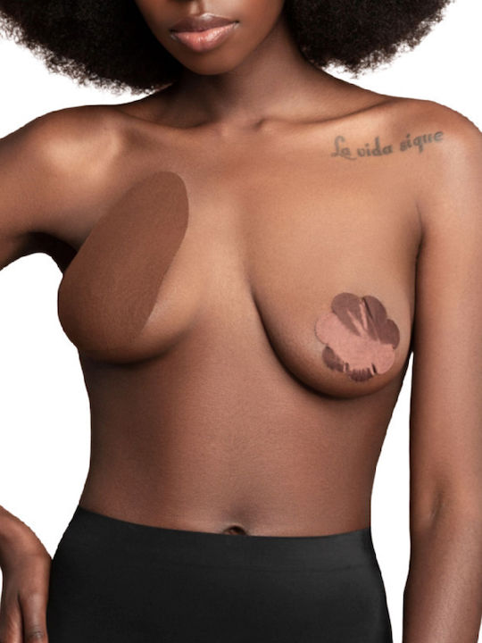 Breast Lift Αυτοκόλλητα Σουτιέν σε Καφέ Χρώμα MultiPack