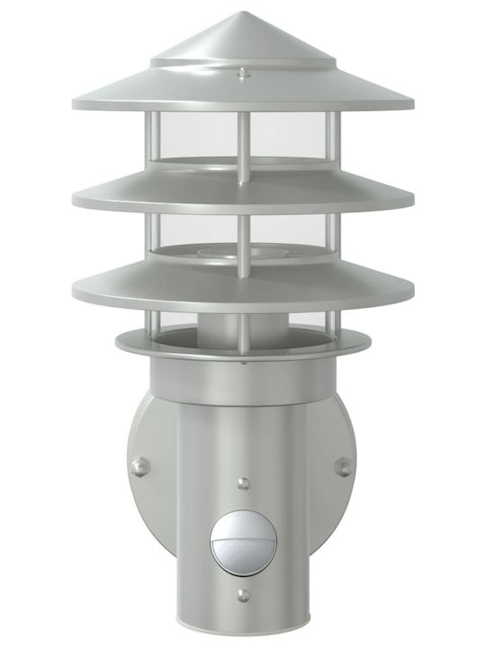 vidaXL Επιτοίχιο Εξωτερικό Φωτιστικό E27 IP44 15.5x15.5x28εκ.