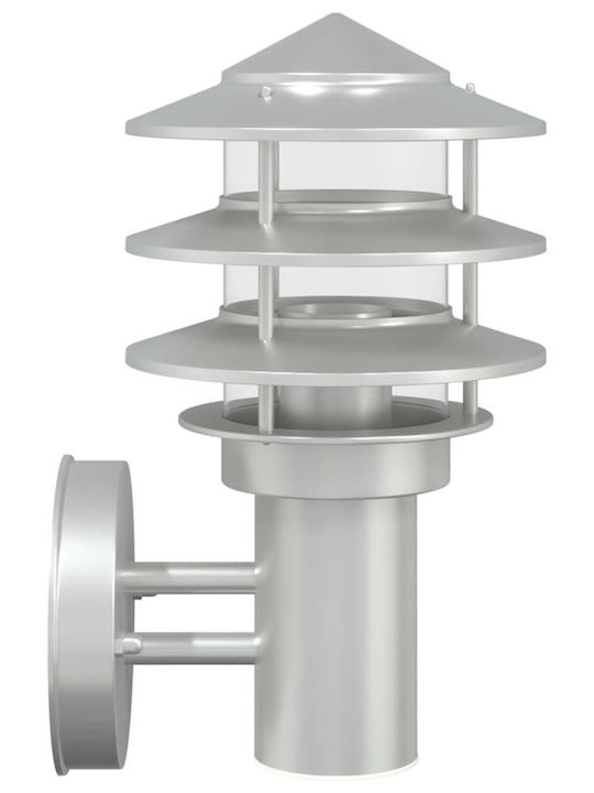 vidaXL Wall-Mounted Outdoor Light E27 IP44 15.5x15.5x28εκ.