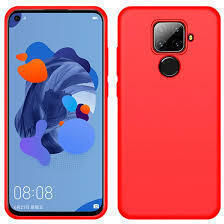 Umschlag Rückseite Silikon Schwarz (Realme 5 Pro)