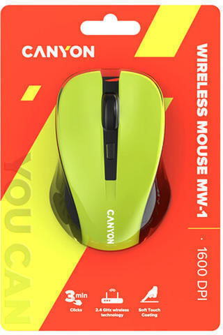Canyon Mw-1 Ασύρματο Ποντίκι Κίτρινο