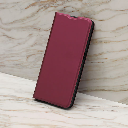 Techwave Back Cover Silicone Durable Magnetic Burgundy (Xiaomi Redmi 13C 5G)