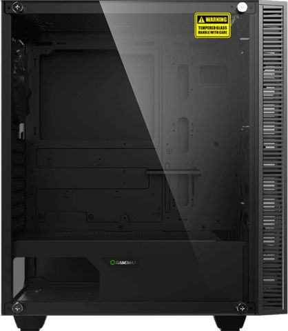 GameMax Draco XD Gaming Midi Tower Κουτί Υπολογιστή με Πλαϊνό Παράθυρο και RGB Φωτισμό Μαύρο