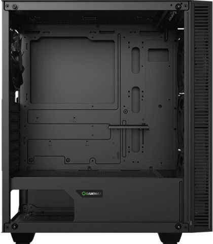 GameMax Draco XD Gaming Midi Tower Κουτί Υπολογιστή με Πλαϊνό Παράθυρο και RGB Φωτισμό Μαύρο