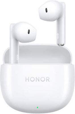 Honor X6 Earbud Bluetooth Handsfree Headphone Sweat Resistant and Charging Case White