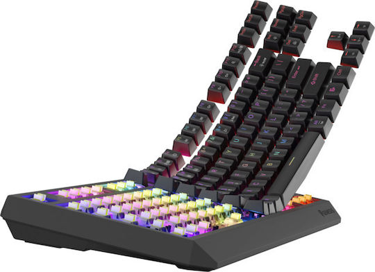 Genesis Thor 230 TKL Wireless Gaming Mechanical Keyboard Tenkeyless with Outemu Silent Lemon switches and RGB lighting (English US)