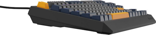 Genesis Thor 230 TKL Gaming Mechanical Keyboard Tenkeyless with Outemu Panda switches and RGB lighting (English US) Naval Blue Negative