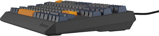 Genesis Thor 230 TKL Gaming Mechanical Keyboard Tenkeyless with Outemu Panda switches and RGB lighting (English US) Naval Blue Negative