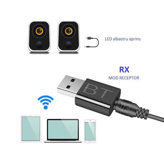 Edman Bluetooth 5 Receiver Transmitter with USB Output Port