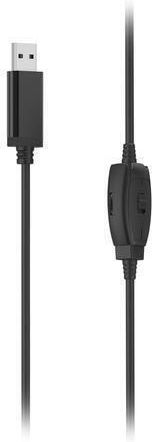 HAMA HS-USB250 V2 On Ear Multimedia Ακουστικά με μικρόφωνο και σύνδεση USB-A