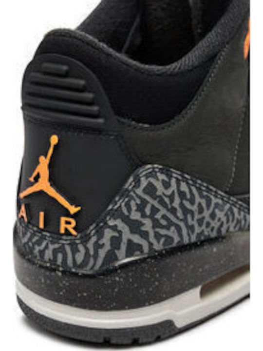 Air  3 Retro Boots Night Stadium / Total Orange / Black / Flat Pewter / Neutral Grey