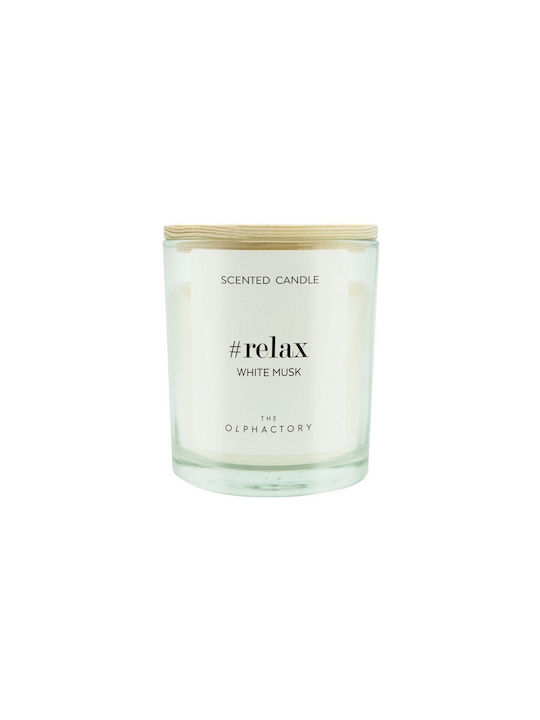 Ambientair Aromatic Candle In Jar With Rose Perfume 200gr