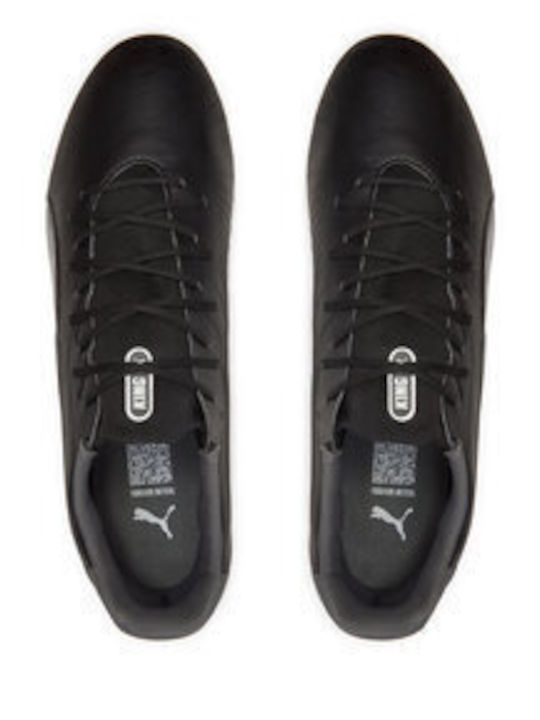 PUMA King Match Ποδοσφαιρικά Παπούτσια με Τάπες FG/AG Μαύρα