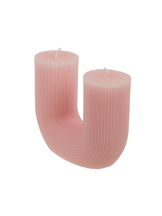 Out of the Blue Decorative Candle Pink 420gr 1pcs